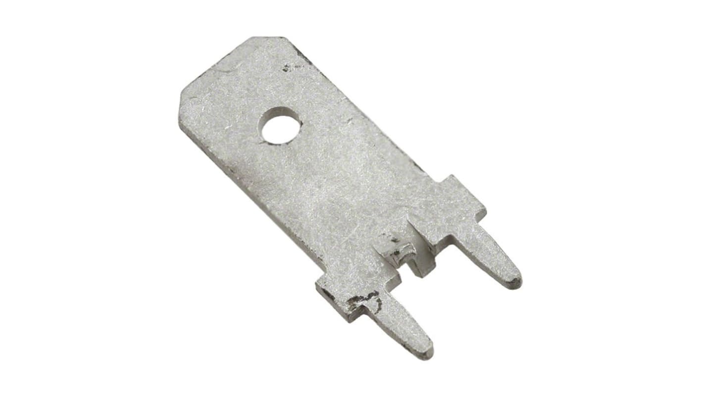 Molex 19705 Uninsulated Male Spade Connector, PCB Tab, 6.35 x 0.81mm Tab Size