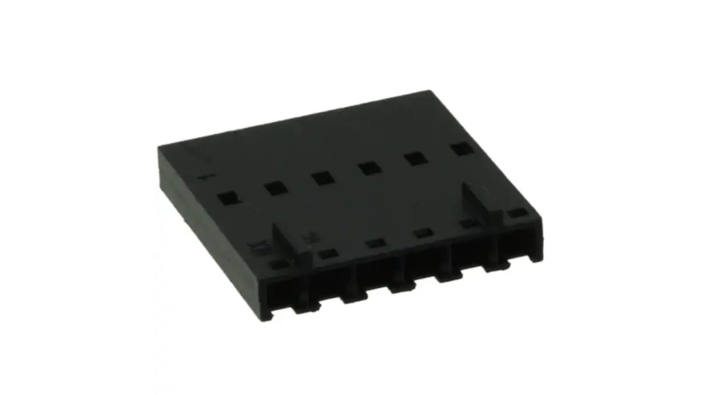 Carcasa de conector de crimpado Molex 50579306, Serie 70066, paso: 2.54mm, 6 contactos, , 1 fila filas, Recto, Hembra