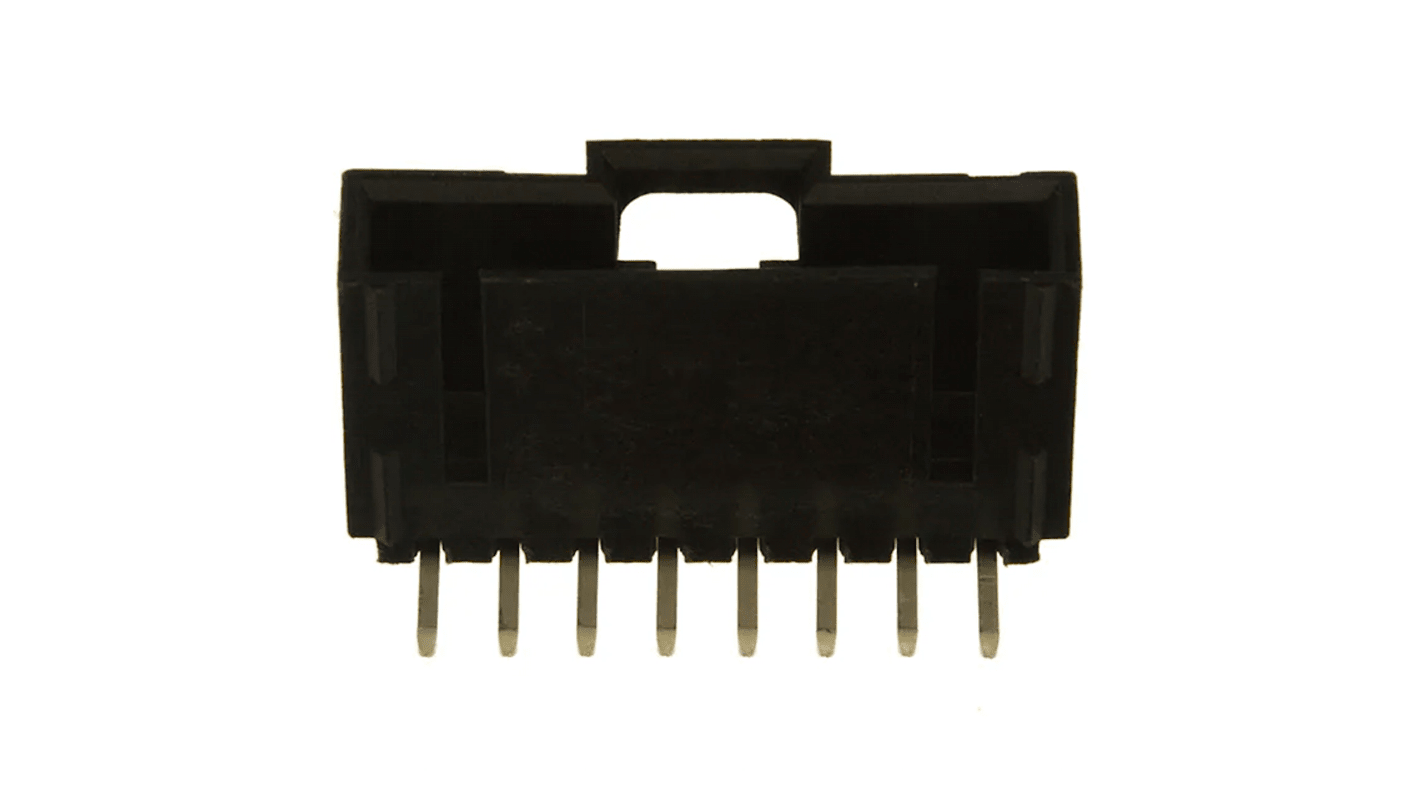 Molex SL Series Right Angle Through Hole PCB Header, 8 Contact(s), 2.54mm Pitch, 1 Row(s), Shrouded