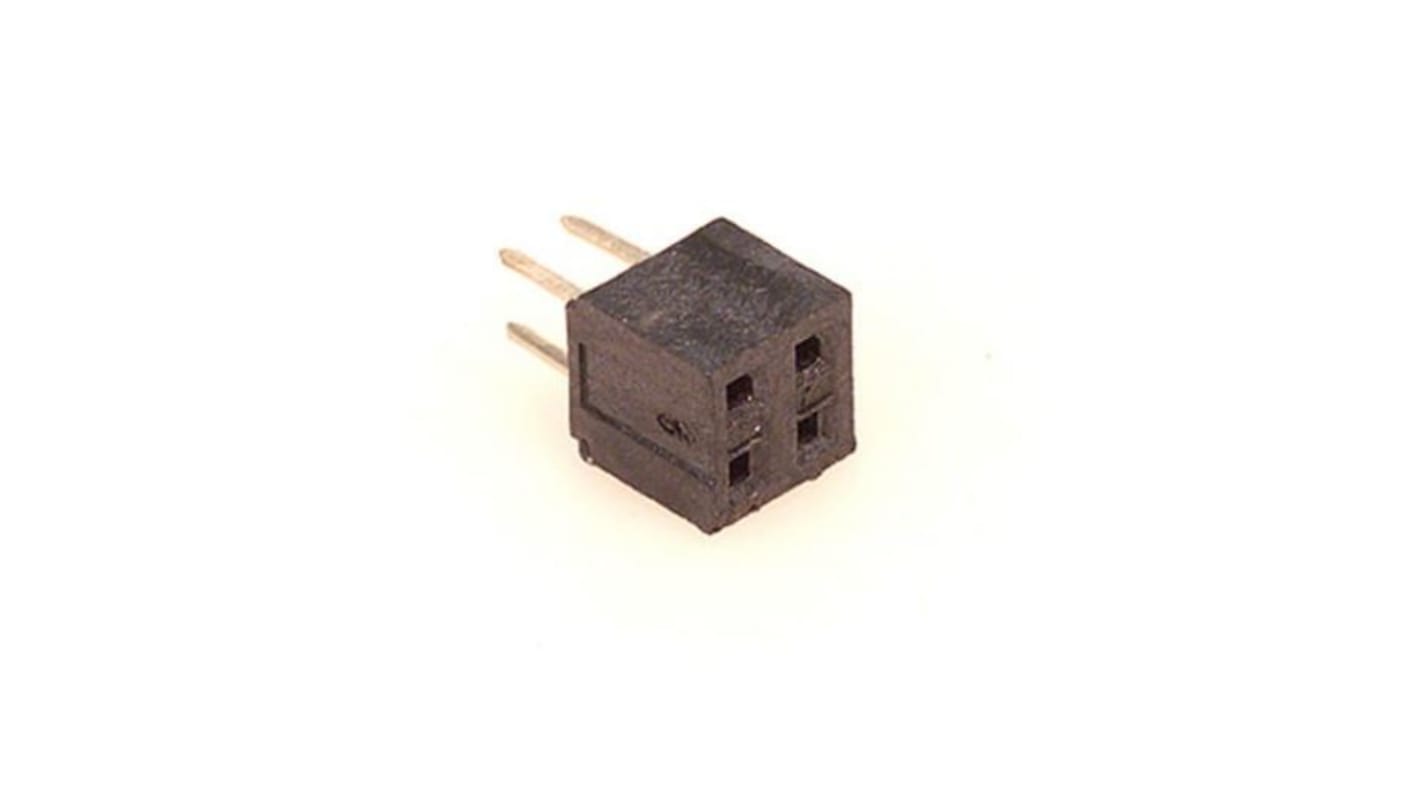 Molex 79107 Series Vertical Through Hole Mount PCB Connector, 4-Contact, 2-Row, 2mm Pitch, Solder Termination