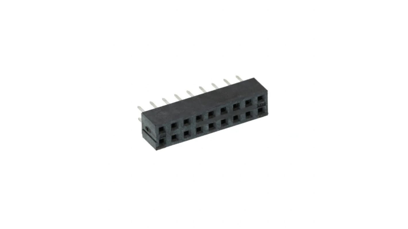 Molex 18p双排PCB连接器 垂直插座, 2mm间距, THT安装, 79107系列
