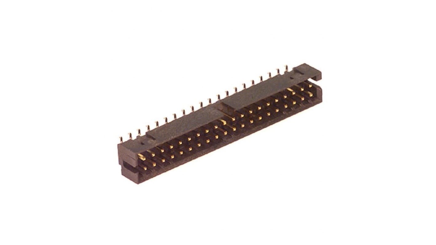 Molex 79107 Series Vertical Through Hole Mount PCB Connector, 40-Contact, 2-Row, 2mm Pitch, Solder Termination