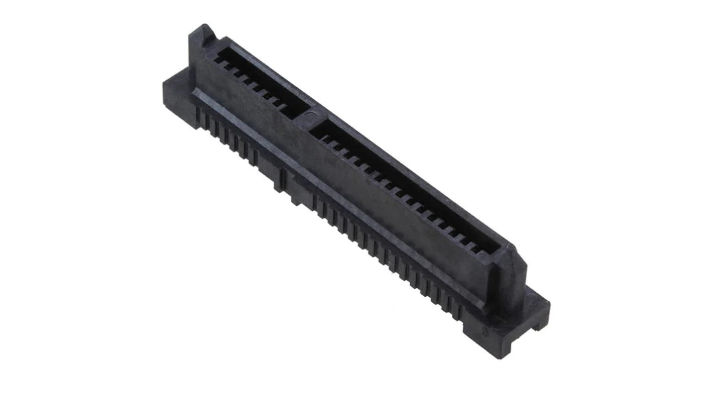 Molex 87713 Series Vertical Surface Mount PCB Connector, 22-Contact, 1-Row, 1.27mm Pitch, Solder Termination