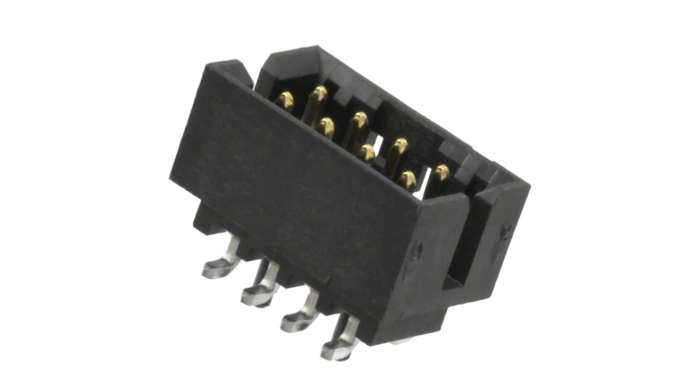 Molex Milli-Grid Leiterplatten-Stiftleiste, 8-polig / 2-reihig, Raster 2.0mm, Ummantelt