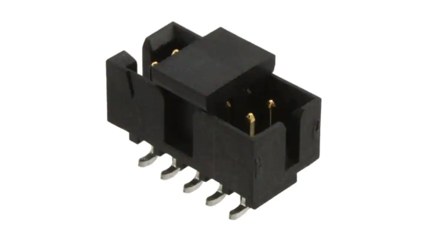 Molex Milli-Grid Leiterplatten-Stiftleiste, 10-polig / 2-reihig, Raster 2.0mm, Ummantelt