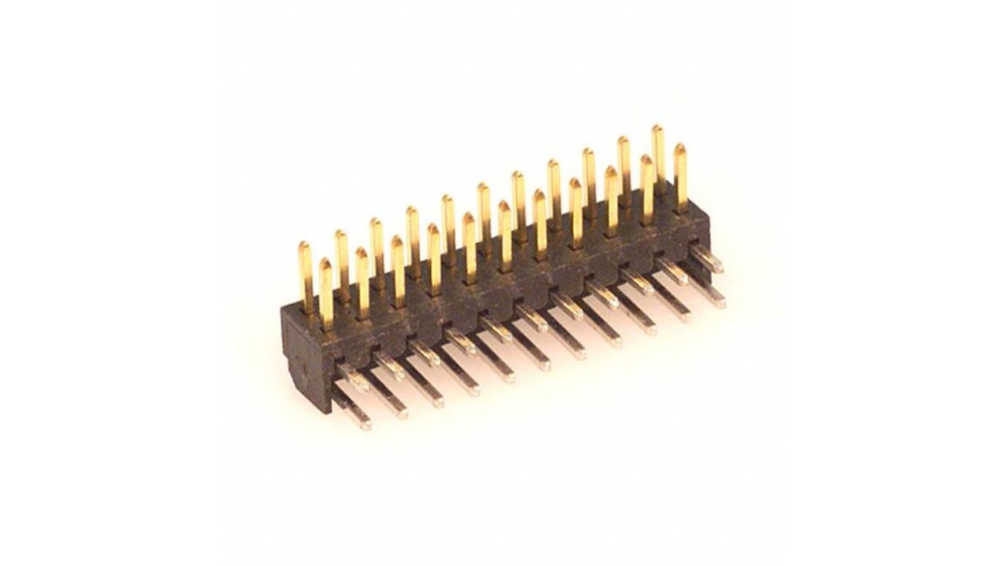 Molex ライトアングル 基板接続用ピンヘッダ 22極 2.0mm 2列