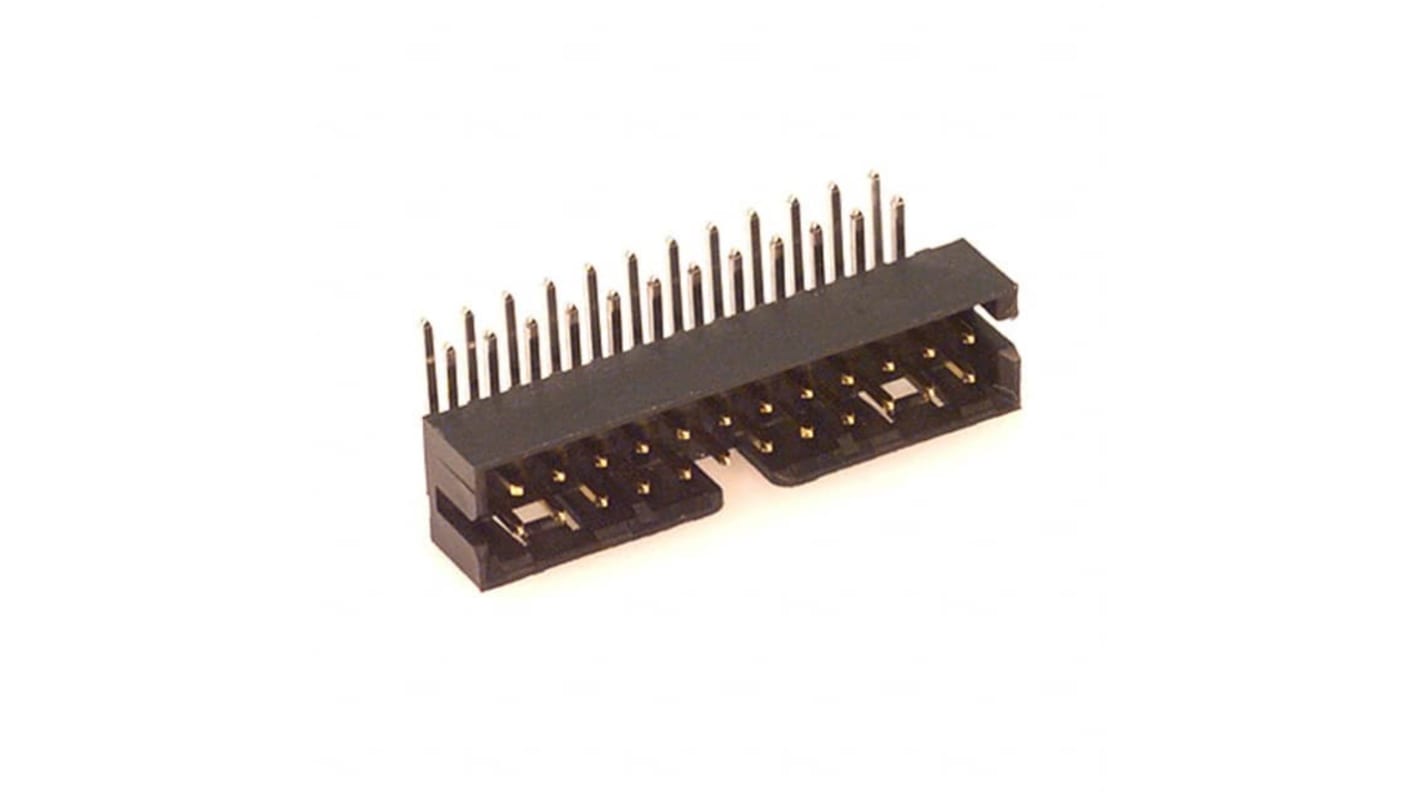 Embase pour CI Molex, Milli-Grid, 24 pôles , 2.0mm, 2 rangées , Angle droit