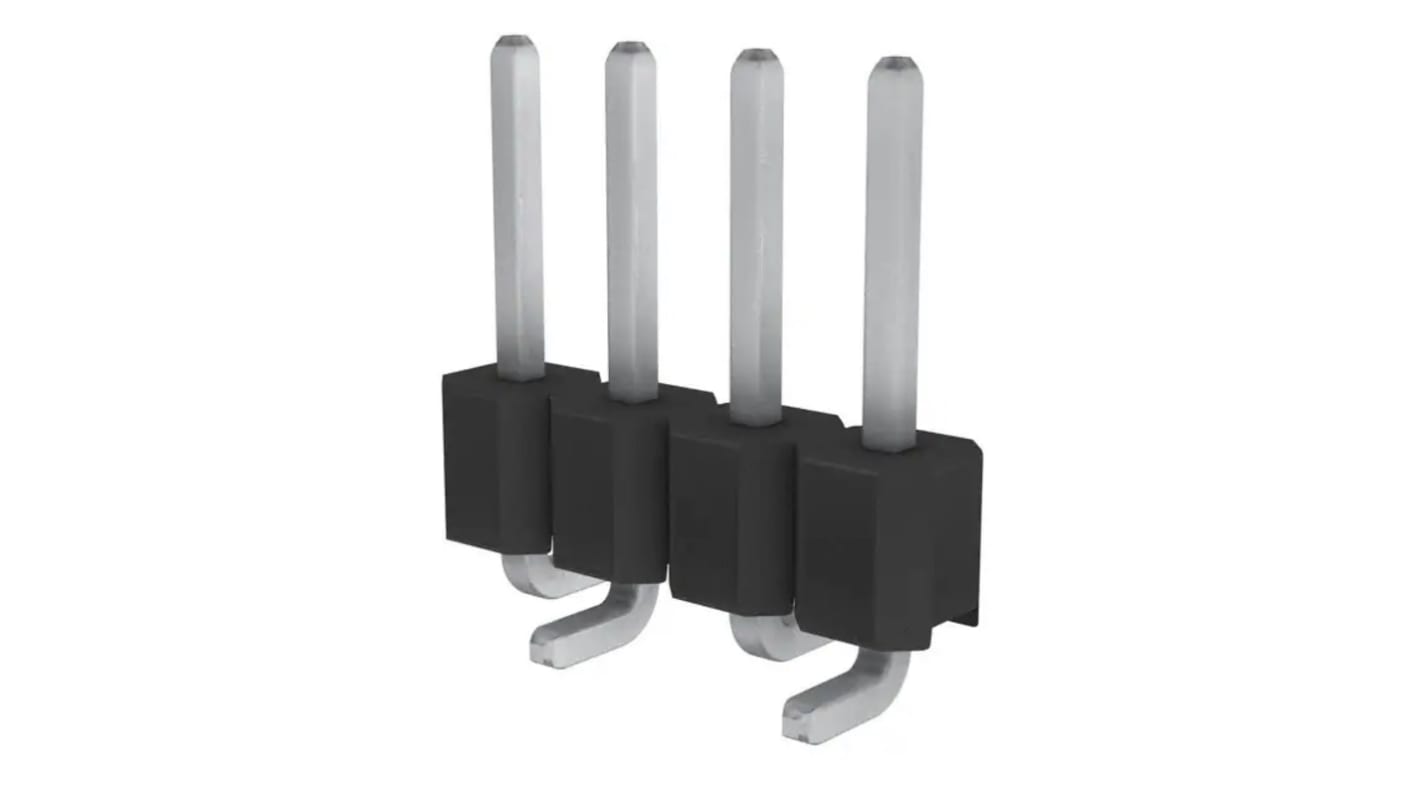 Molex 4p单排排针 垂直, 2.54mm间距, SMT安装, C-Grid系列