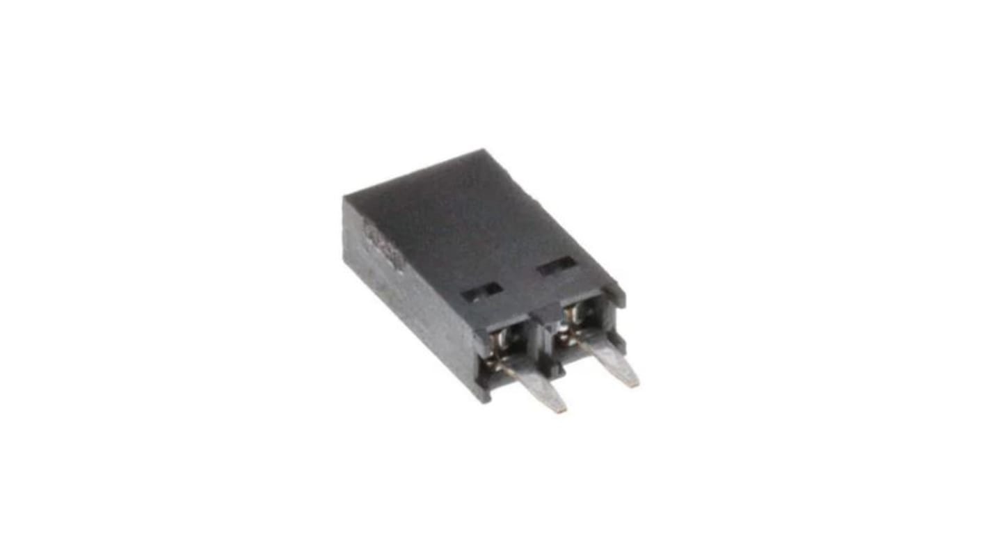 Molex 90147 Series Vertical Through Hole Mount PCB Connector, 2-Contact, 1-Row, 2.54mm Pitch, Solder Termination