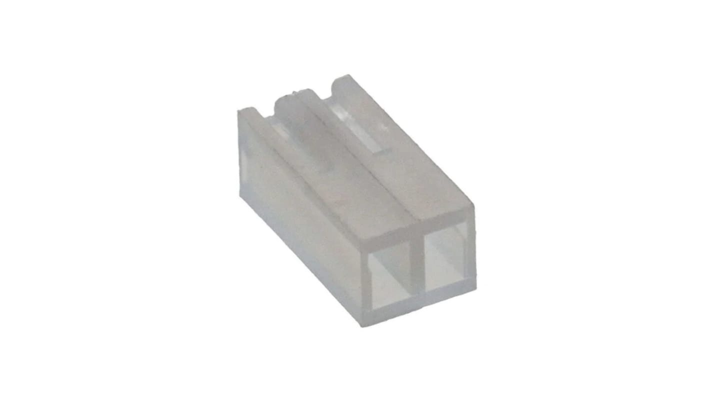 Molex, 2139 Female Crimp Connector Housing, 3.96mm Pitch, 2 Way, 1 Row