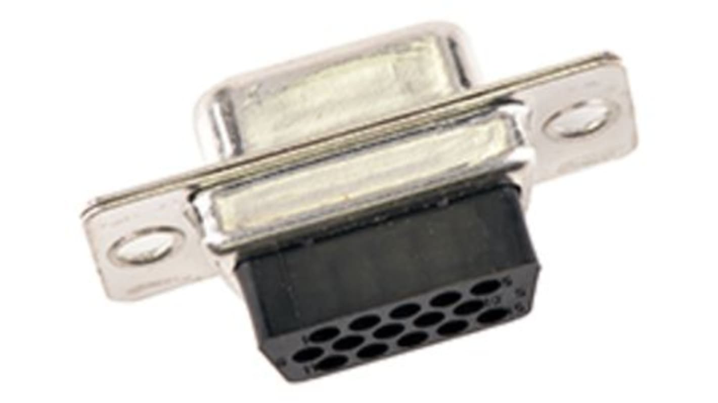 Conector D-sub FCT from Molex, Serie 173109, paso 1.98mm, Recto, Montaje en Panel Mount, Hembra