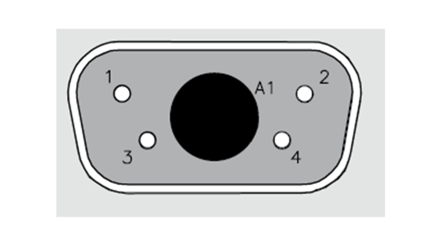 FCT from Molex 173107 5 Way Panel Mount D-sub Connector Socket, 2.84mm Pitch