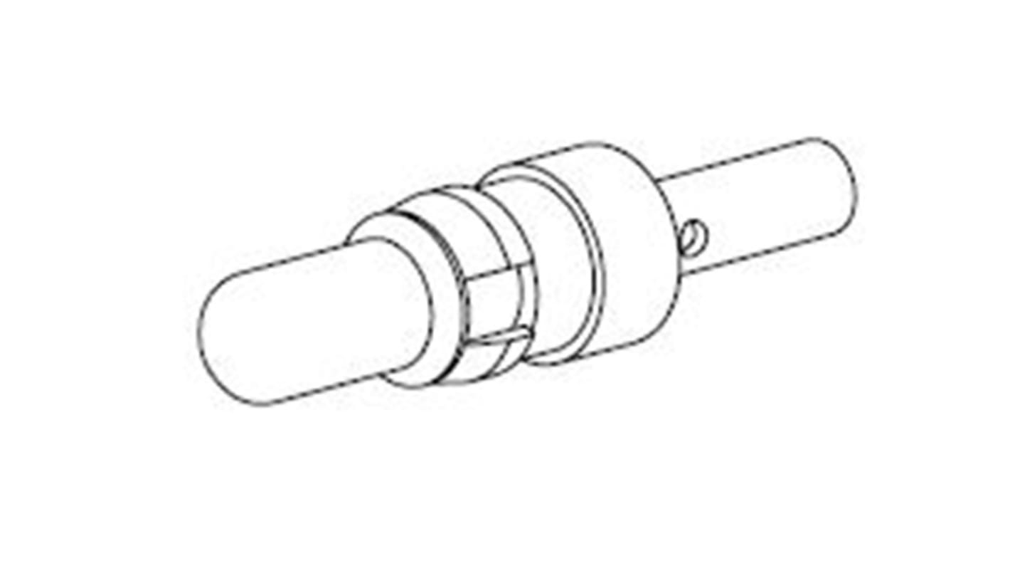 FCT from Molex D-Sub触点, 公插, 压接端接, 16 → 200 awg, 金镀镍铜合金, 172704系列