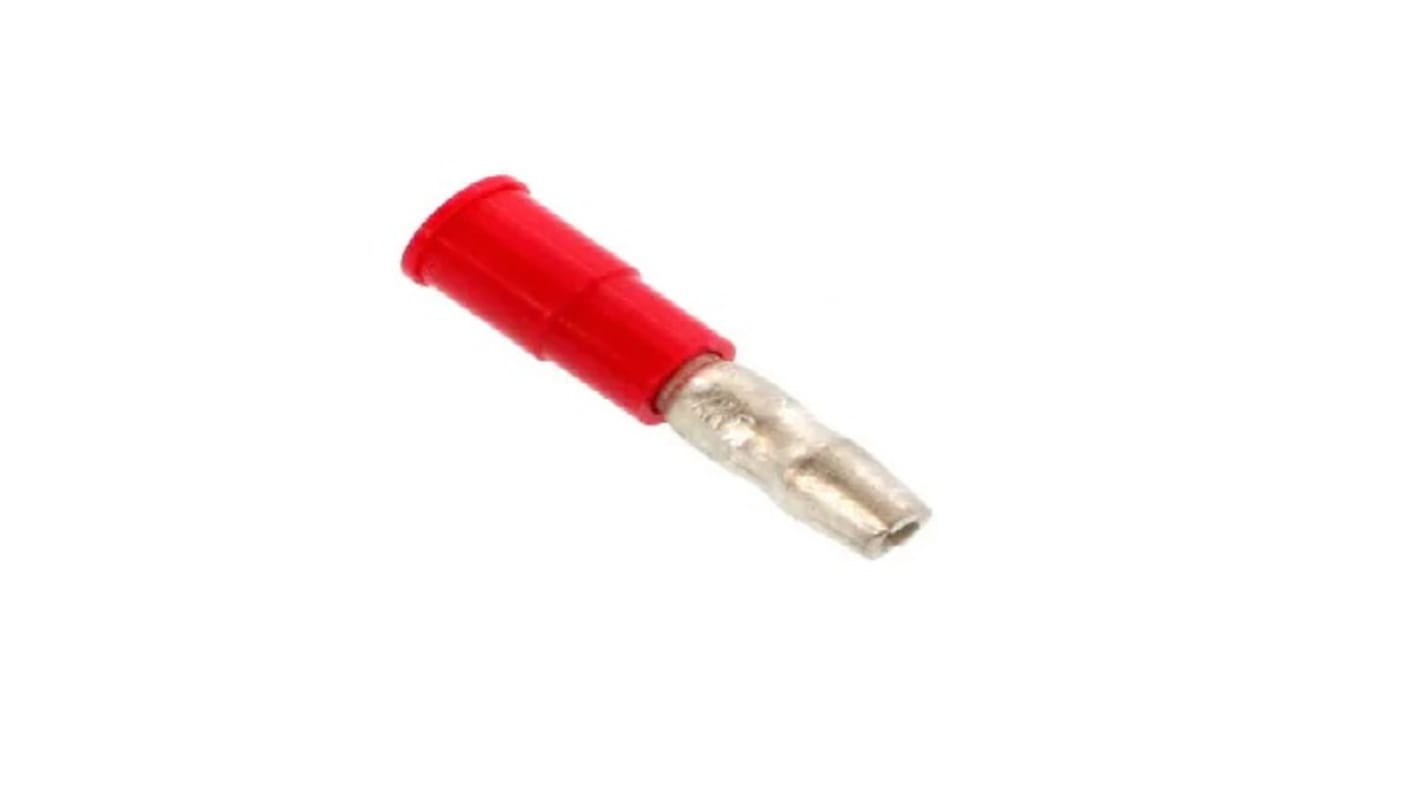 Molex, 19034 Insulated Male Crimp Bullet Connector, 22AWG to 18AWG, 3.96mm Bullet diameter