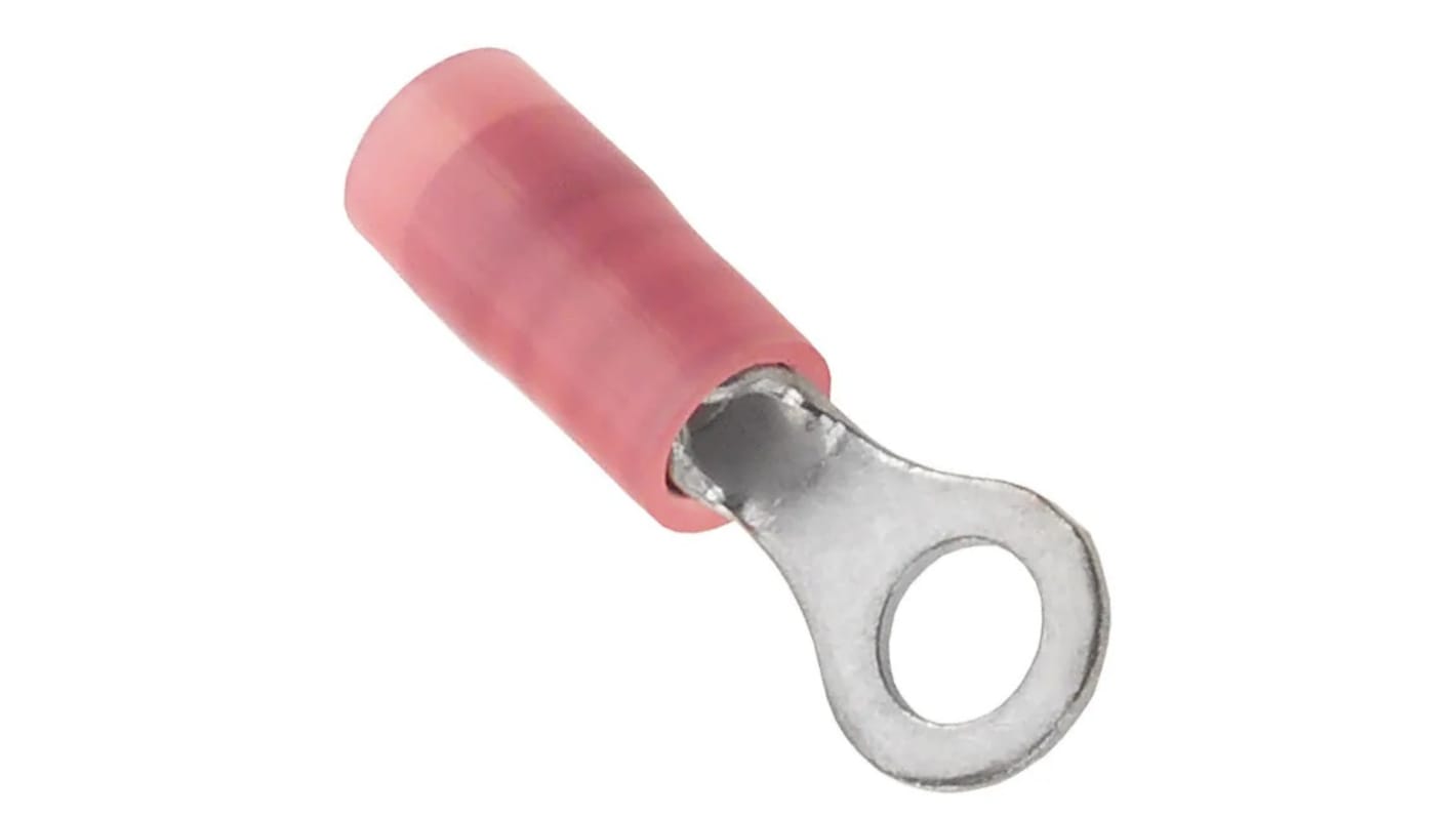 Molex, 19073 Insulated Crimp Ring Terminal, 5-6 (M3-3.5) Stud Size