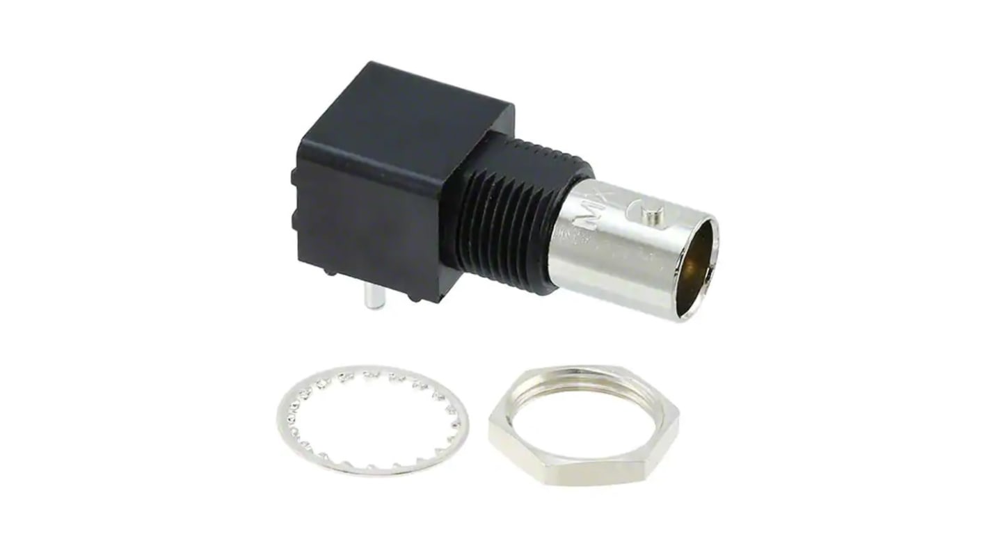Molex 73100 Series, Jack Through Hole BNC Connector, 75Ω, Through Hole Termination, Right Angle Body