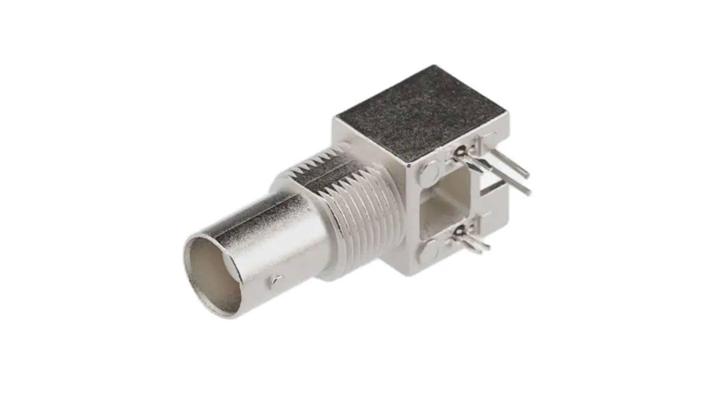 Molex 73171 Series, jack Through Hole BNC Connector, 50Ω, Through Hole Termination, Right Angle Body