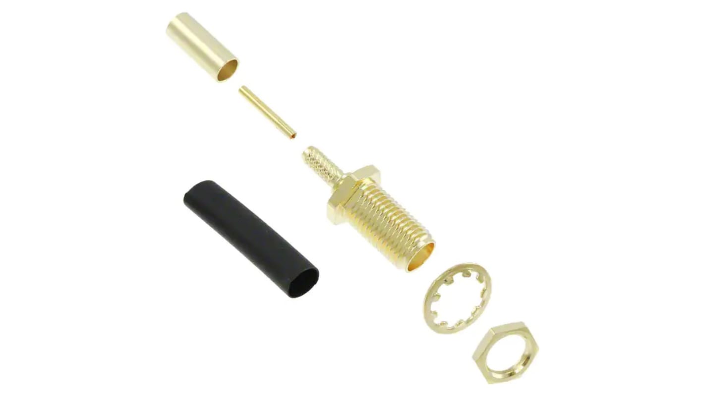 Molex 73251 Series, Jack Panel Mount SMA Connector, 50Ω, Cable Termination, Straight Body