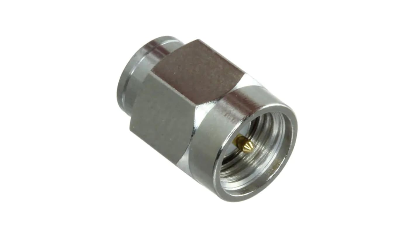 Molex 73386 Series Male to Male PCB Mount SMA Connector, 50Ω, Through Hole Termination, Straight Body