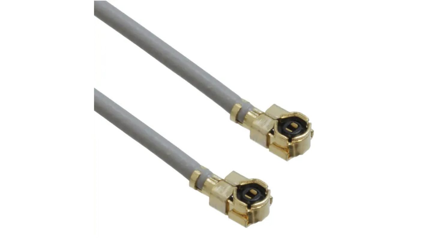 Molex 73412 Series Male U.FL to Male U.FL Coaxial Cable, 162mm, RF Coaxial, Terminated