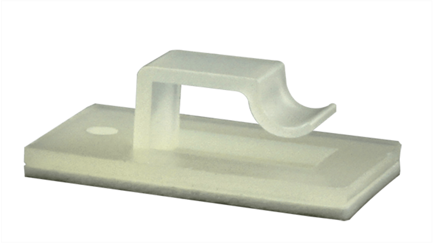 Fermacavo RS PRO in Nylon, Ø fascio 5.5mm max, 27 x 17 x 8.7mm, autoadesivo
