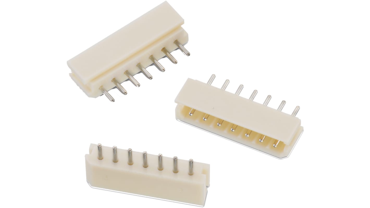 Conector macho para PCB Wurth Elektronik serie WR-WTB de 10 vías, 1 fila, paso 2.5mm