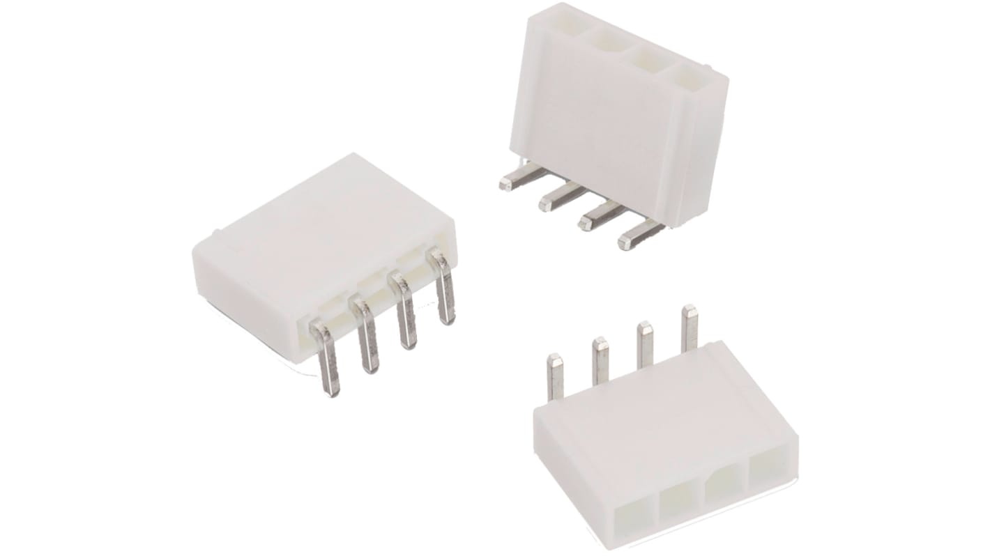 Wurth Elektronik 4p双排排针 垂直, 4.2mm间距, WR-MPC4系列