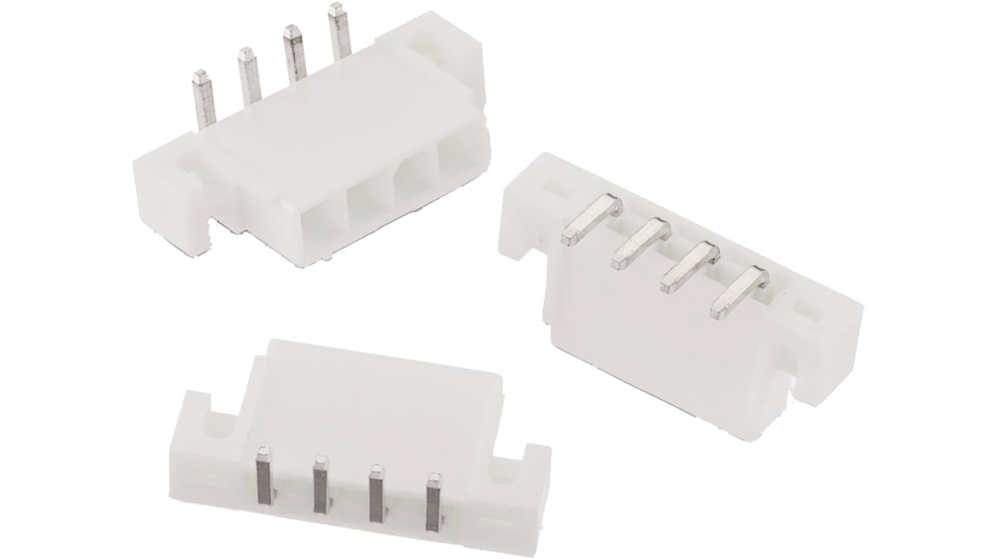 Wurth Elektronik WR-MPC4 Series Right Angle Through Hole PCB Header, 5 Contact(s), 4.2 mm Pitch, 1 Row(s), Shrouded