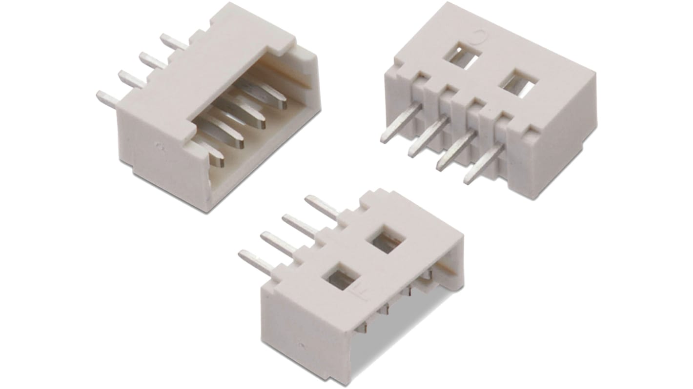 Conector macho para PCB Wurth Elektronik serie WR-WTB de 10 vías, 1 fila, paso 1.25mm