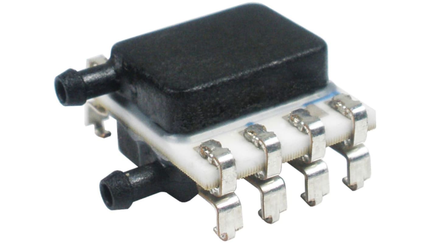 Honeywell Differential Pressure Sensor, 15psi Operating Max, Surface Mount, 8-Pin, SMT