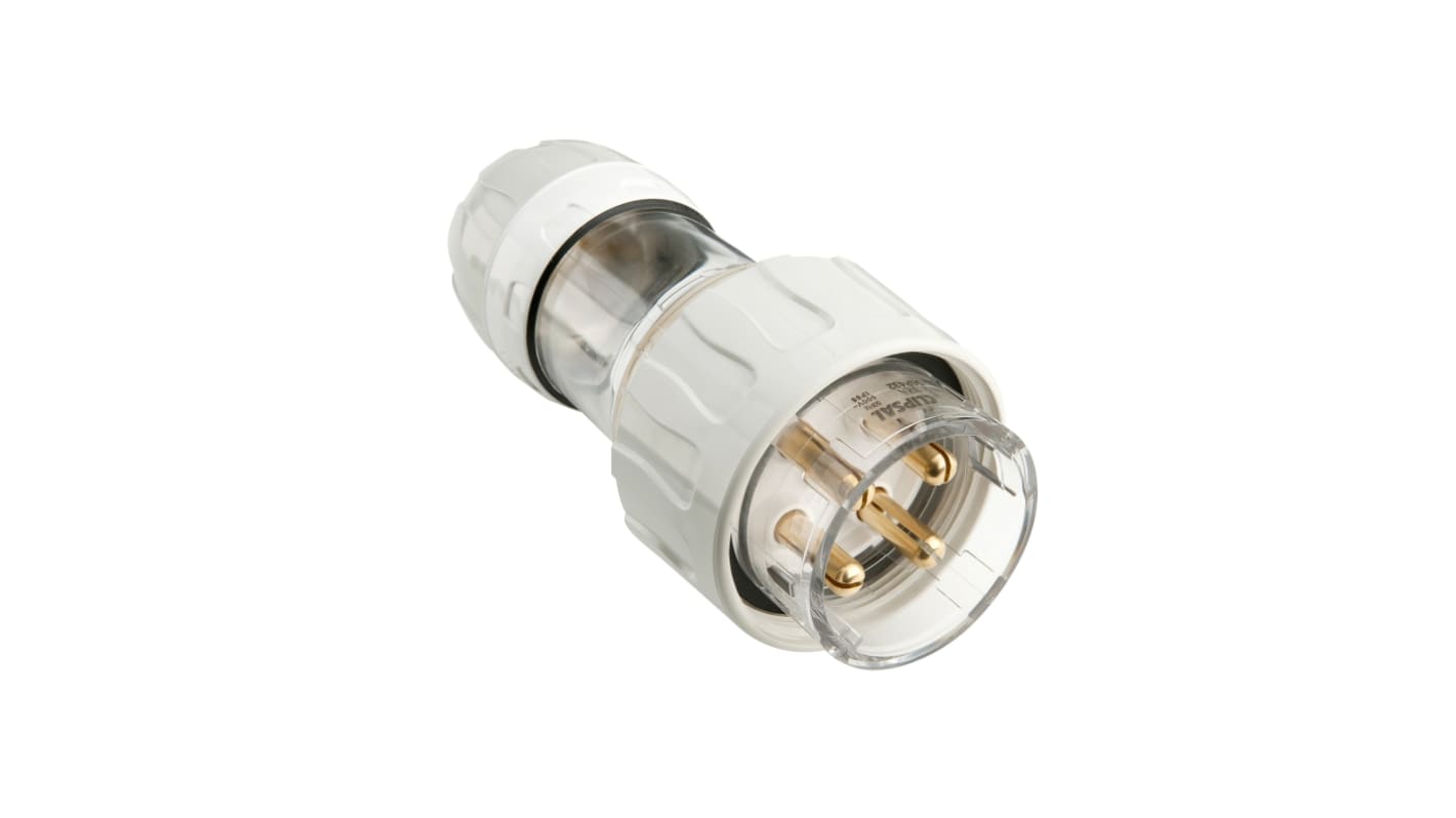Clipsal Electrical, 56 Series IP66 Orange Cable Mount 3P + E Industrial Power Plug, Rated At 32A, 500 V