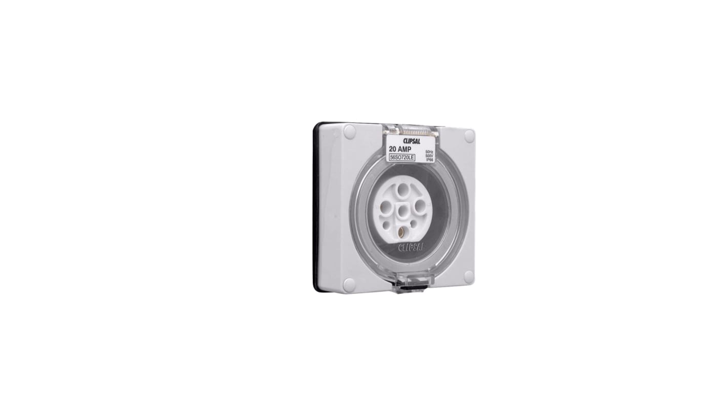 Clipsal Electrical Orange, Rated At 20A, 500 V