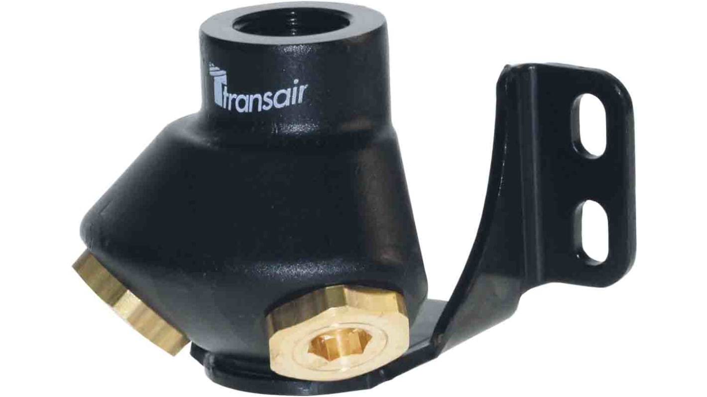 Transair 16 Bar Brass G1/2 Wall Bracket