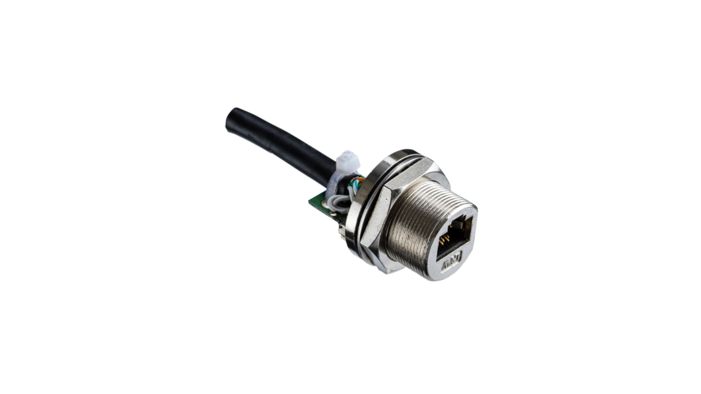 Amphenol Industrial, 1.5m Cat5e RJ45 to Female RJ45 Male, Terminated