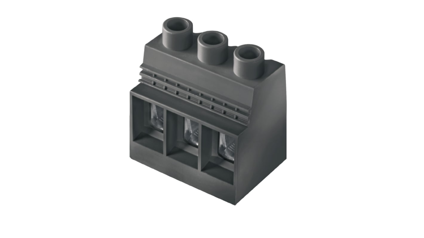 Weidmuller LXXX Series PCB Terminal, 4-Contact, 15mm Pitch, PCB Mount, 1-Row, PCB Termination