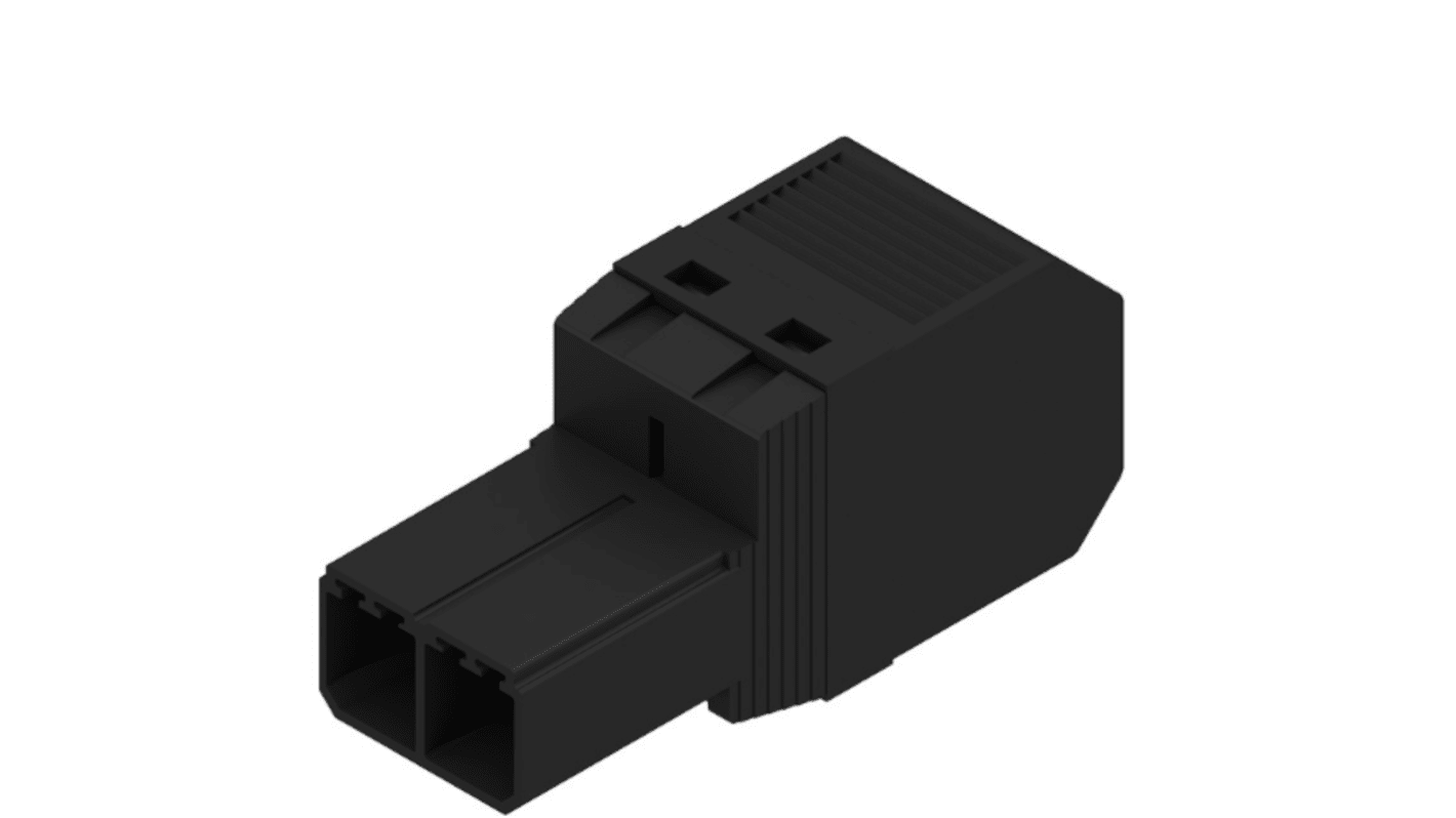 Weidmuller, 7.62mm Pitch, SVF, 2 Way, PCB Connector, Plug, PCB, 1060830000