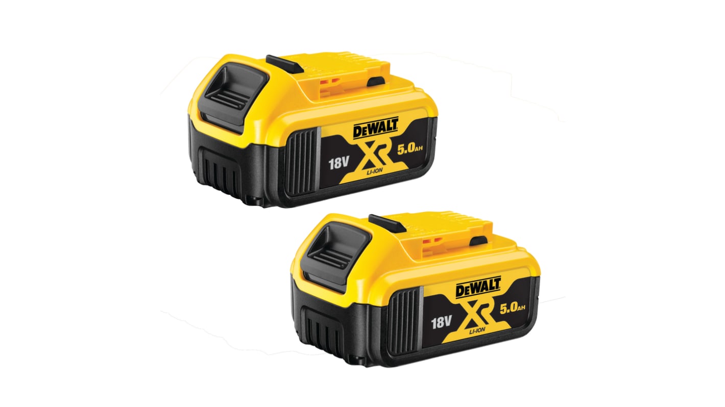Pacco batteria per elettroutensili DeWALT Li-Ion da 18V, 5Ah