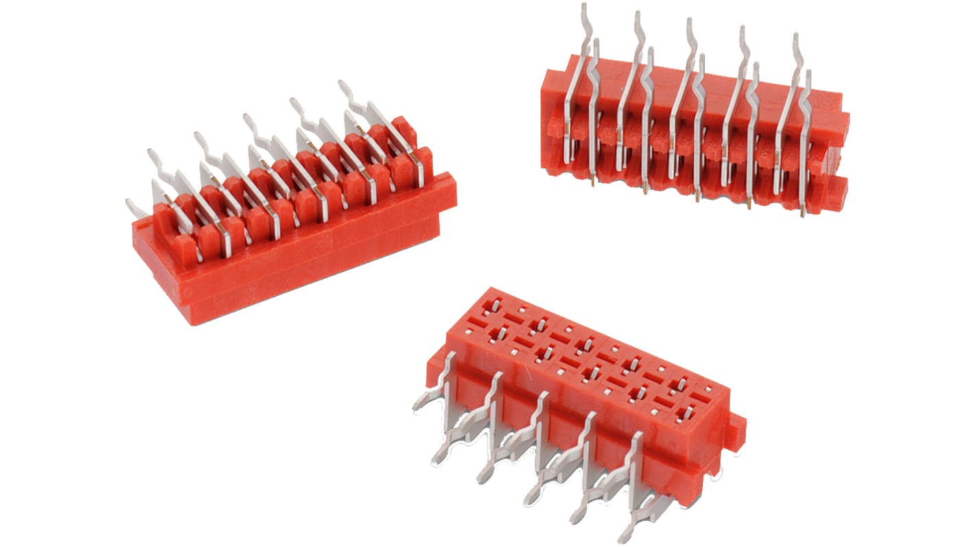 Embase pour CI Wurth Elektronik, WR-MM, 18 pôles , 2.54mm, 2 rangées , Angle droit