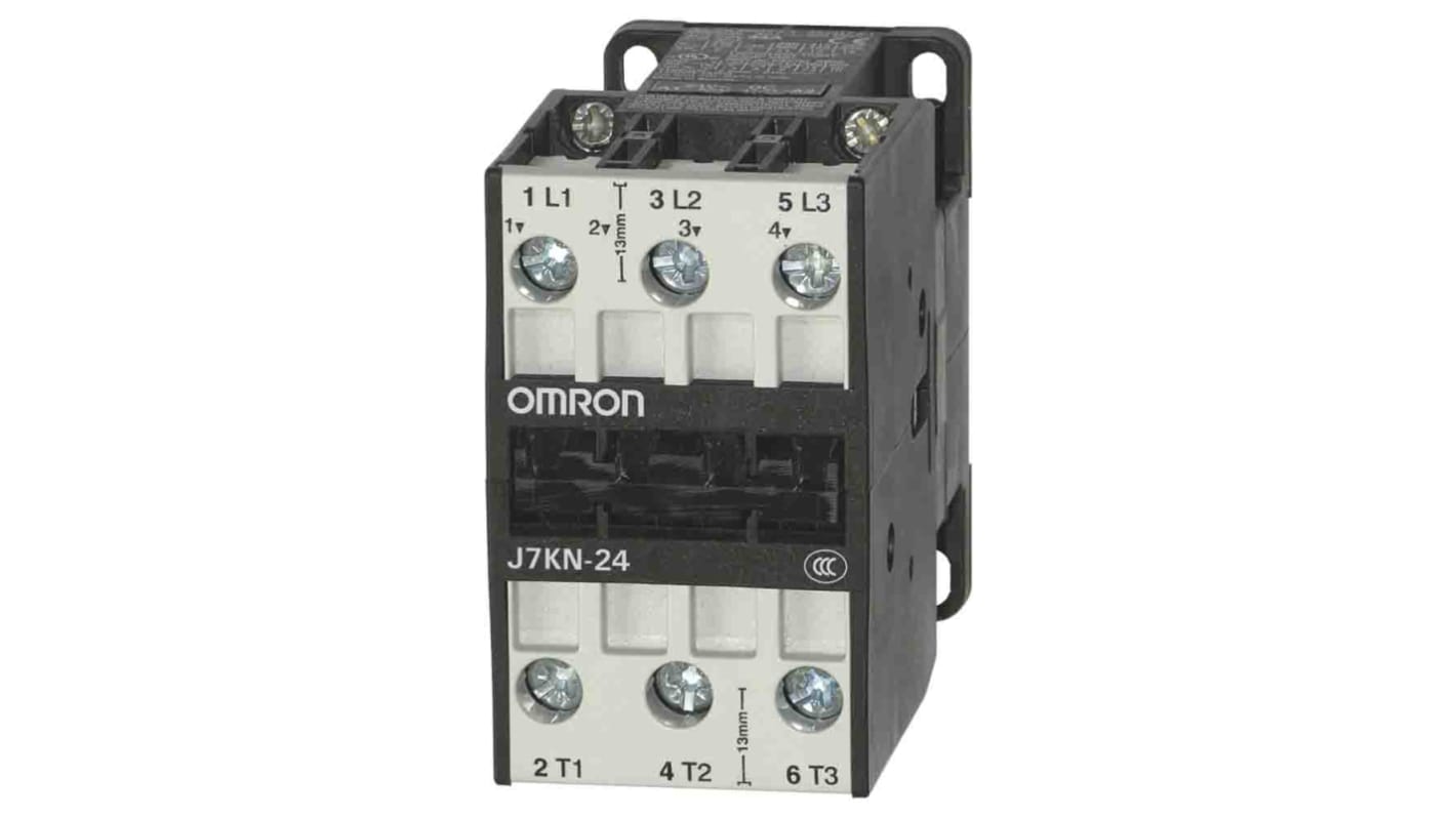 Omron Leistungsschütz 24 V ac-Spule, 3 -polig / 24 A 11 kW