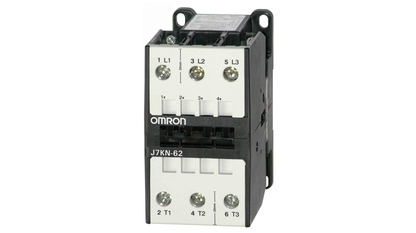 Stycznik 24 V DC Omron styki: 3 30 kW 62 A J7KN-62 24D