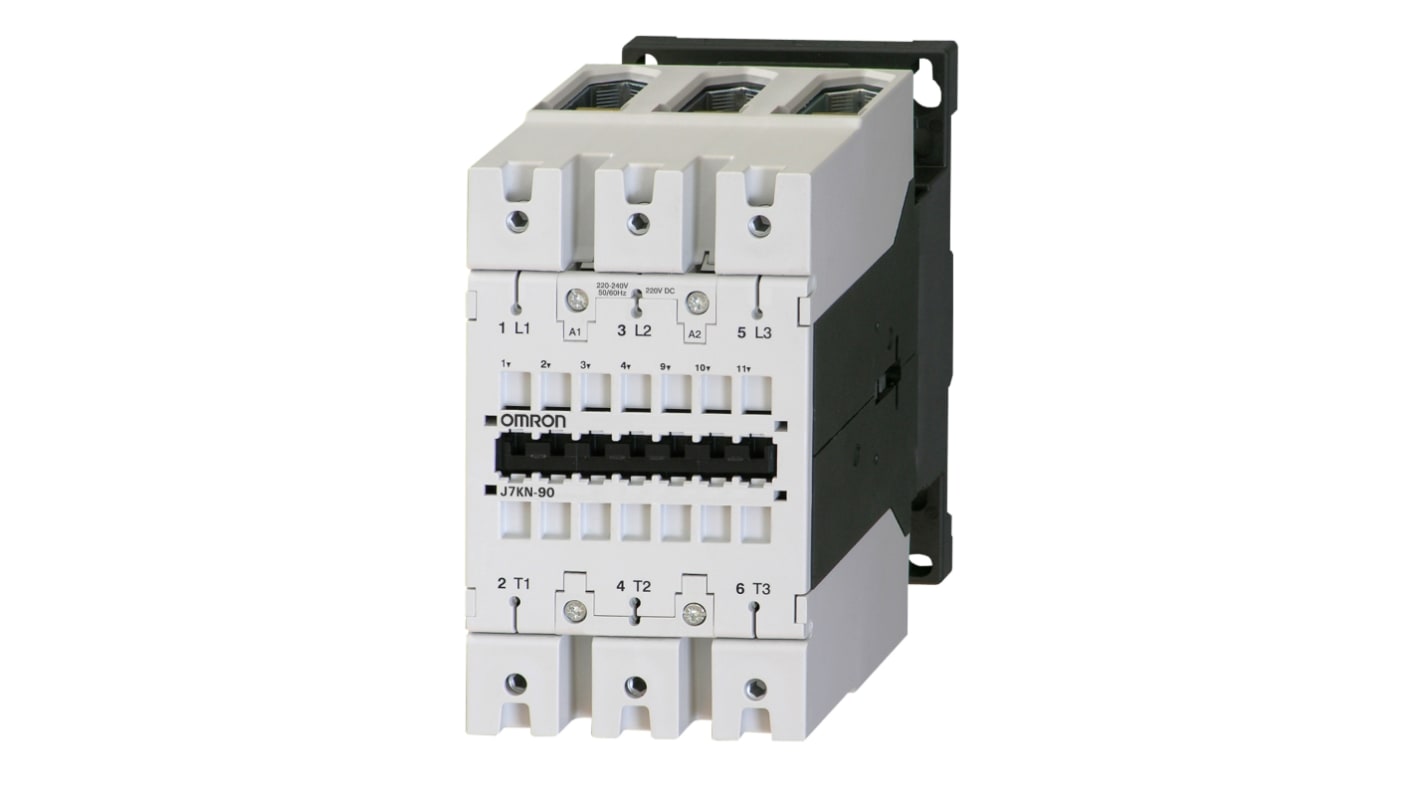 Stycznik 230 V AC Omron styki: 3 45 kW 90 A J7KN-90 230
