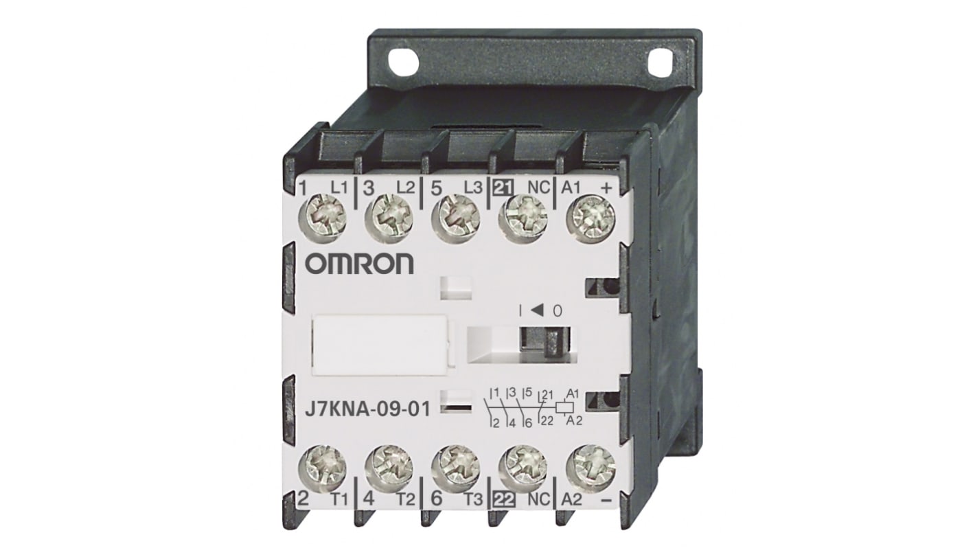 Stycznik 230 V AC Omron styki: 3 4 kW 9 A 3NO J7KNA-09-01 230