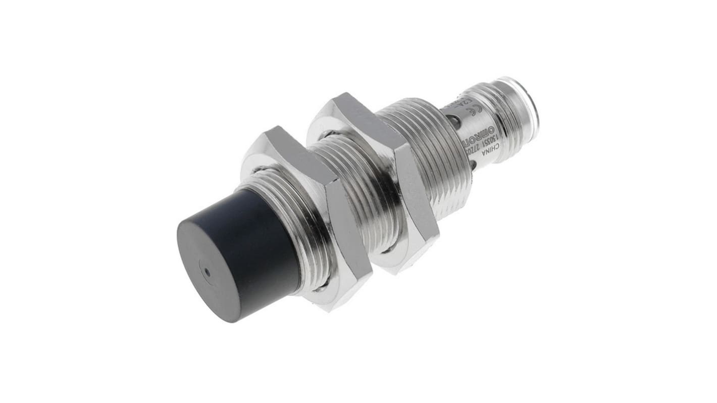 Rs-Online Sensore di prossimità Cilindro filettato Omron M18 rilevamento 16 mm 12 → 24 V CC