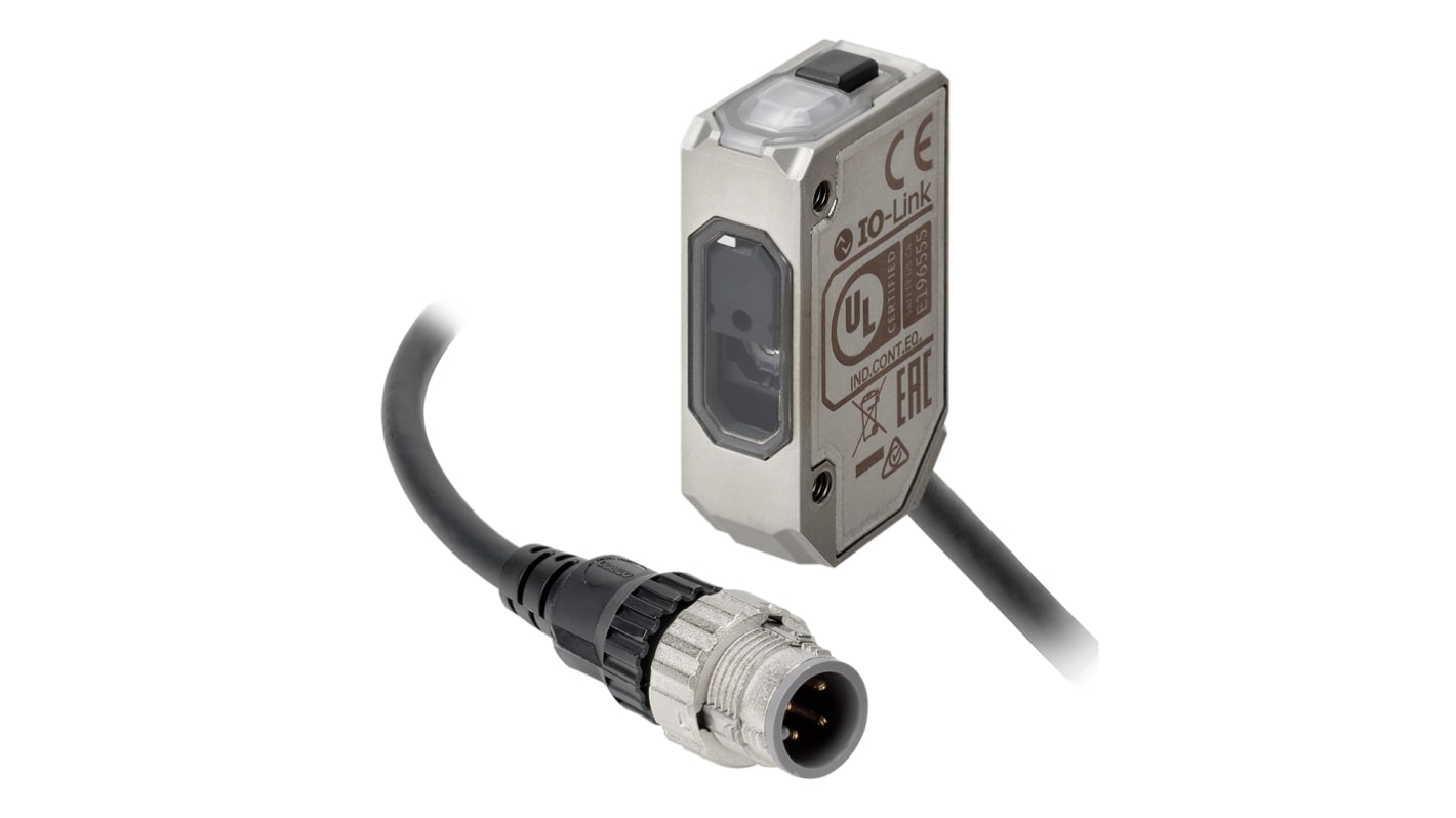 Rs-Online Sensore fotoelettrico Rettangolare Omron a soppressione di sfondo rilevamento 50 → 1000 mm uscita PNP