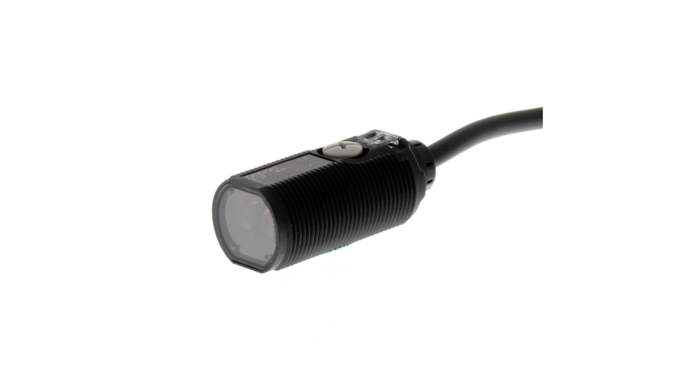 Rs-Online Sensore fotoelettrico Cilindrico Omron a retroriflessione rilevamento 100 → 3000 mm uscita NPN
