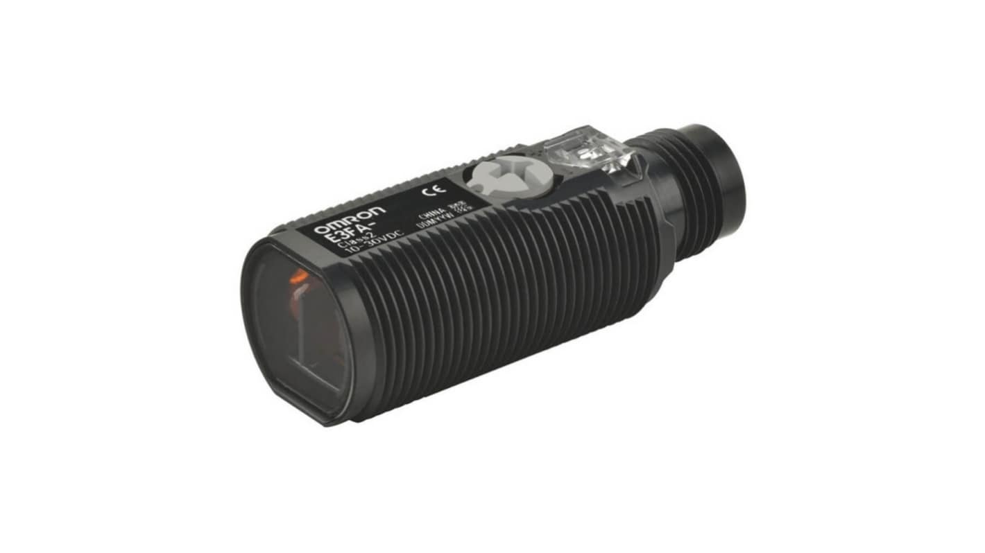 Rs-Online Sensore fotoelettrico Cilindrico Omron Retroriflessione polarizzata rilevamento 1 m uscita PNP