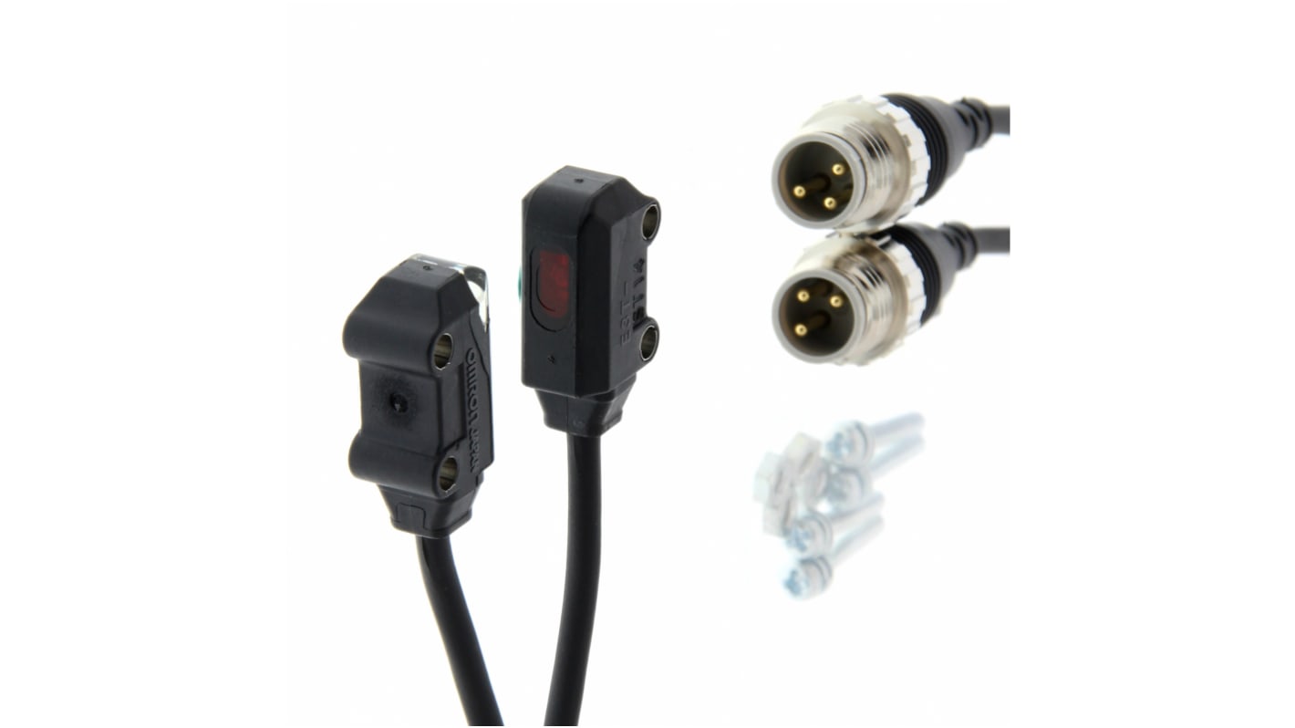 Rs-Online Sensore fotoelettrico Rettangolare Omron a fascio diretto rilevamento 1 m uscita PNP