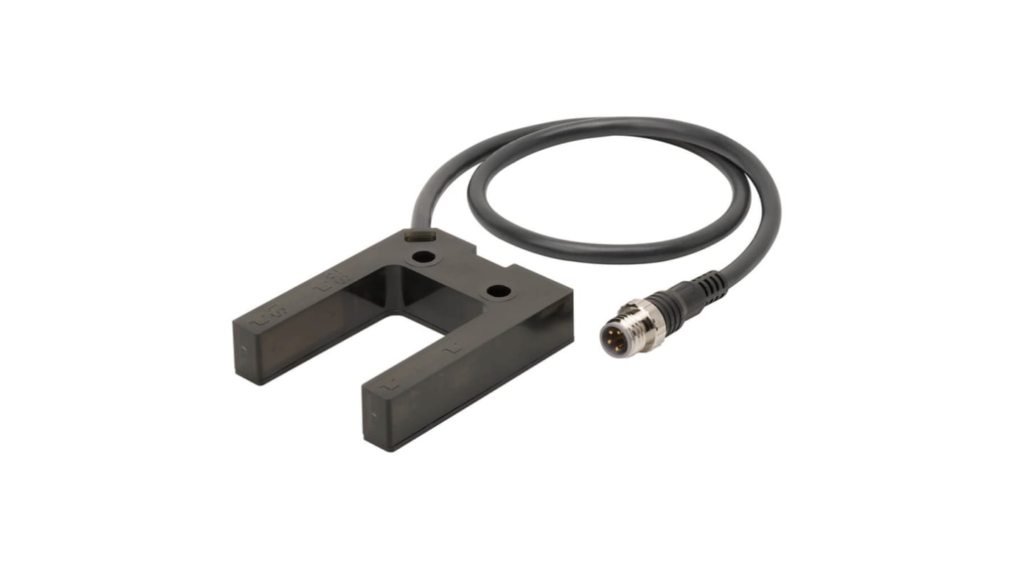 Omron Through Beam Photoelectric Sensor, Fork Sensor, 25 mm Detection Range