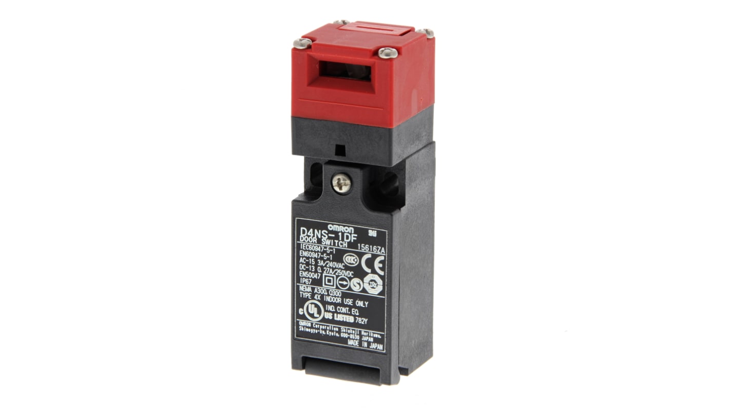 Omron D4NS Safety Switch, 3NC, Plastic