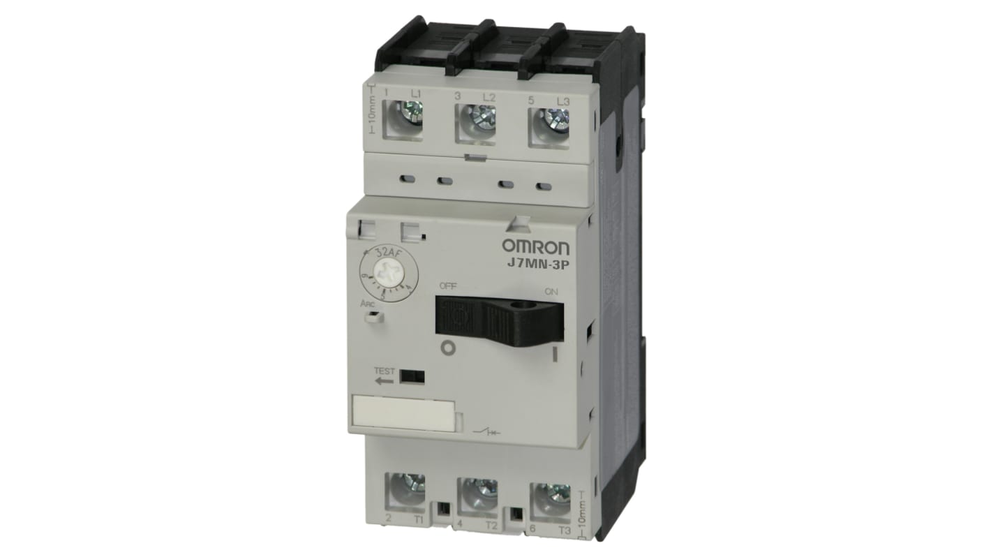 Omron 22 → 32 A J7MN MPCB Motor Protection Unit, 400 V